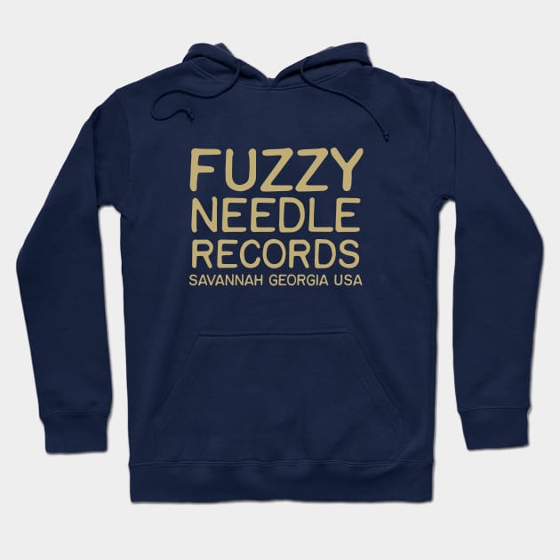 Fuzzy Needle Records Savannah GA Hoodie by nbrhdcomics